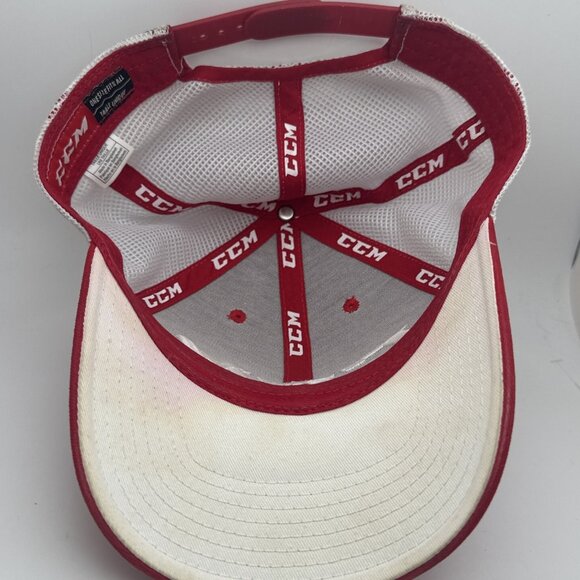 CCM Trucker Hat Cap Adjustable Snapback Adjustable Mesh OSFA - Picture 4 of 5